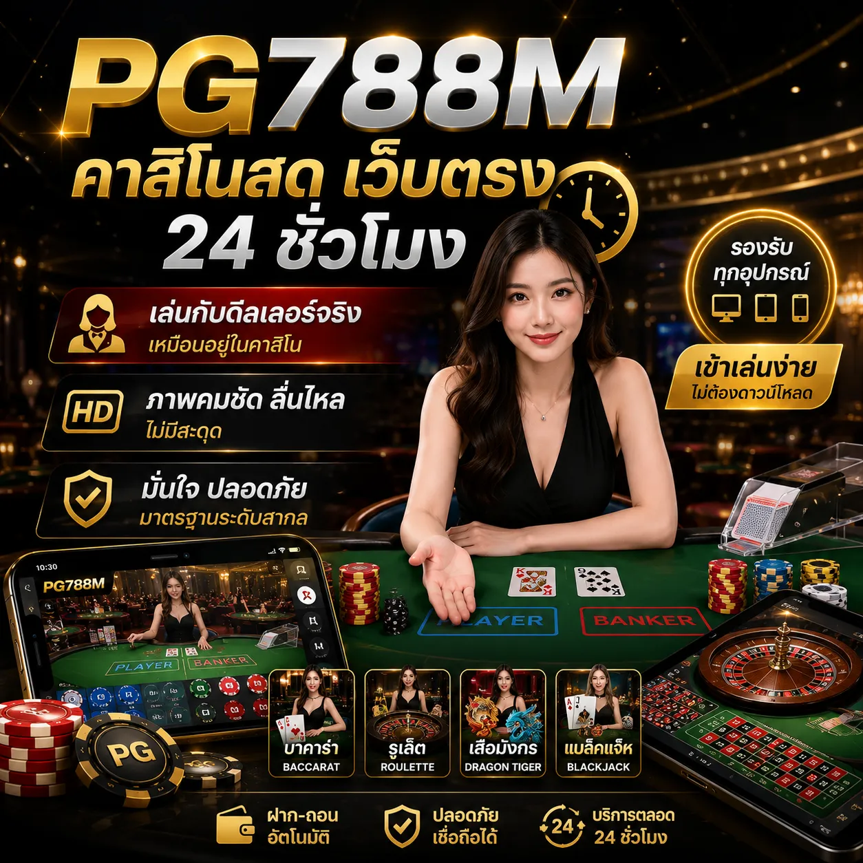 PG788M คาสิโนสด เว็บตรง 24 ชั่วโมง
